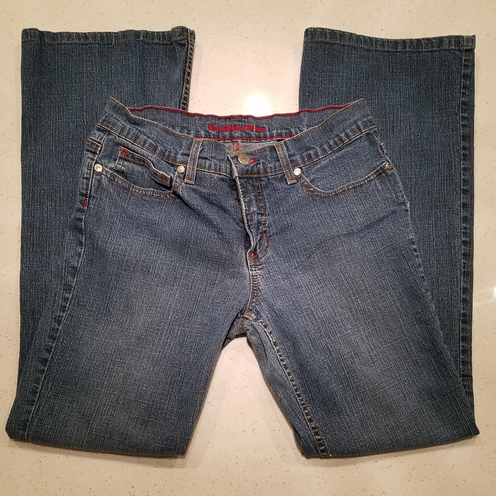 Bebe Women's Jeans Flare Denim Size 29